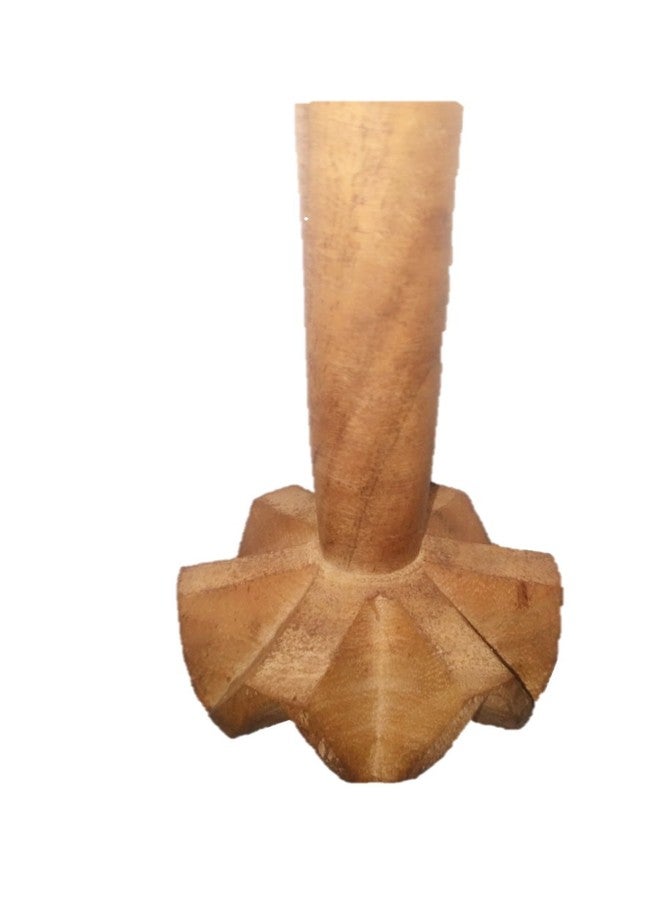 ARMAN SPOONS Handmade ONE Piece Wooden Whisk Beater Wooden MATHANI RAVAI, RAVI, Hand Mixer 13 inch Size Medium for Every Kitchen uses - Image 2